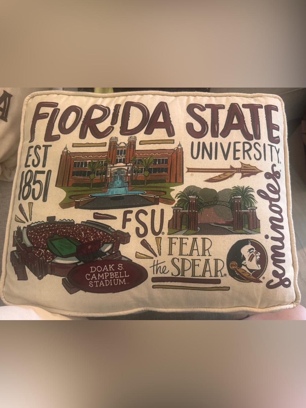 Glory Haus Florida State University Seminoles Decorative Accent Pillow